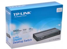 Коммутатор TP-LINK TL-SG1008D 8-port Gigabit Switch, plastic case