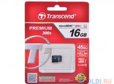MicroSDHC Transcend 16GB Class10 UHS-I Premium (TS16GUSDCU1)