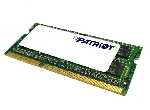 Оперативная память для ноутбуков SO-DDR3 4Gb PC12800 1600MHz Patriot PSD34G1600L2S