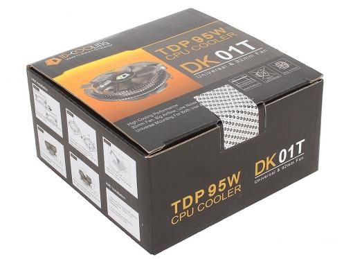 Кулер ID-Cooling DK-01T (95W/Intel 775,115*/AMD)