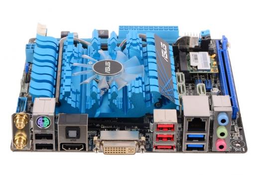 Материнская плата ASUS E2KM1I-DELUXE (AMD Fusion APU E-240, AMD FCH A50, 2*DDR3, PCI-E16x, DVI, HDMI, SATA III, USB 3.0, GB Lan + WiFi, mini-ITX, Retail)