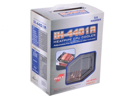 Кулер для процессора Ice Hammer IH-4401A (SocketAM2/754/939/940/LGA775, HeatpipeDirect, тепловые трубки, Al-Cu )