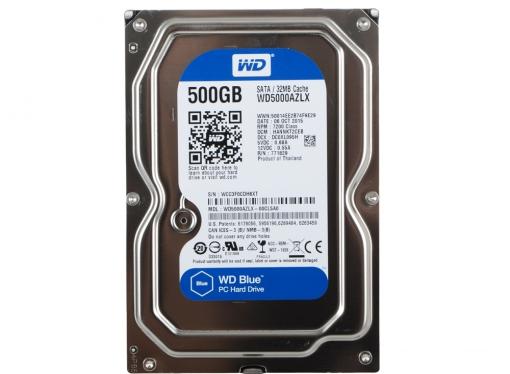 Жесткий диск Western Digital WD Blue Desktop WD5000AZLX 500GB SATA III/3.5