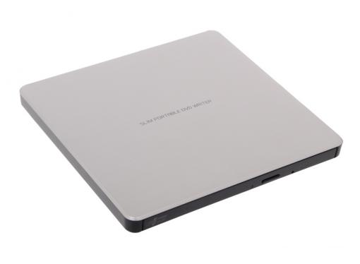 Оптический накопитель ext. DVD±RW LG (HLDS) GP60NS60 Silver (Slim, USB 2.0, Retail)