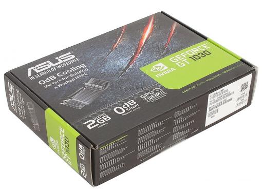 Видеокарта ASUS GT1030-SL-2G-BRK 2Gb 1228Mhz NVIDIA GT1030/GDDR5/6008/64 bit/PCI-E/ DVI HDMI