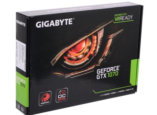 Видеокарта 8Gb (PCI-E) GIGABYTE GV-N1070WF2OC-8GD