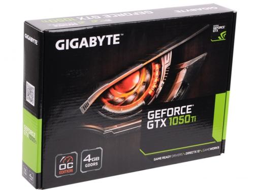 Видеокарта GIGABYTE GeForce GTX 1050 Ti OC Low Profile 4G GV-N105TOC-4GL 4Gb 1328Mhz NVIDIA GTX1050 Ti/GDDR5/7008/128 bit/PCI-E/ DVI DP HDMI