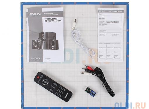 Колонки Sven MS-1820  2 x11+18Вт  Встроенный FM-тюнер  USB flash, SD card