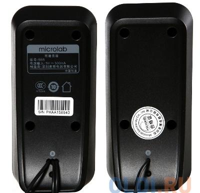 Колонки Microlab B55v2 Black USB плоские (4 Вт)