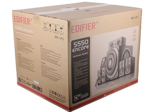 Колонки Edifier S550 Encore Black (5.1,  32Wx5 + 120W, ПДУ, RMS)
