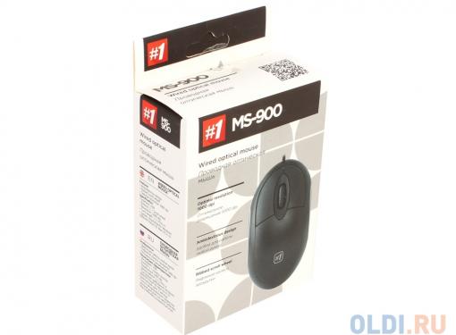 Проводная оптическая мышь Defender MS-900 черный,3 кнопки,1000dpi