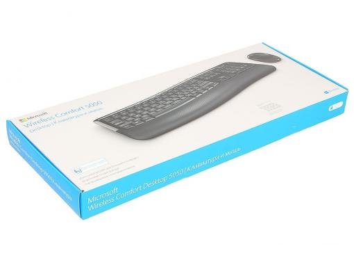 Клавиатура + мышь Microsoft 5050 (PP4-00017) клав:черный мышь:черный USB беспроводная Multimedia