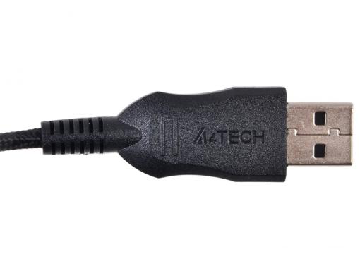 Мышь A4-Tech XL-750BK, USB  6 кн,  600-3600 dpi