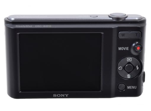 Фотоаппарат SONY DSC-W810B Black (20Mp, 6x zoom, 2.7