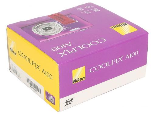Фотоаппарат Nikon Coolpix A100 Purple Lineart (20.1Mp, 5x zoom, SD, USB, 2.6