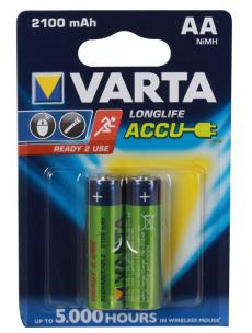 Аккумулятор VARTA Ready2Use AA 2100 мА-ч бл 2    56706101402