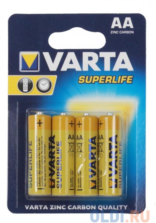 Батарейка VARTA SUPERLIFE АА (4шт в упаковке)