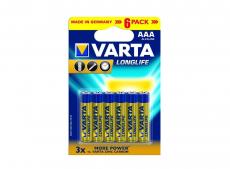 Батарейка VARTA LONGLIFE AAA/LR03, 4+2шт. в блистере 4103101426