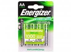 Аккумулятор Energizer Universal AA 1300 mAh 4шт. в блистере (638590/E300322101)
