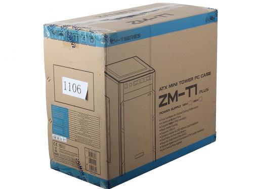 Корпус Zalman ZM-T1 Plus Black w/o PSU