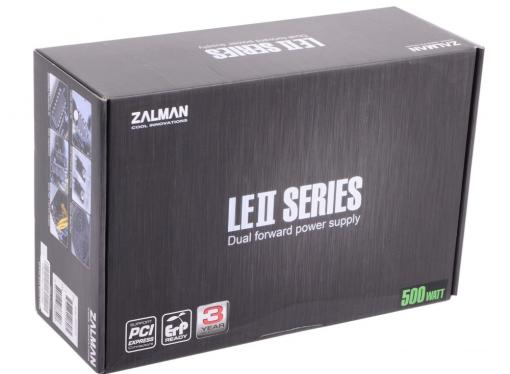 Блок питания Zalman 500W ZM500-LE2 v2.3, Fan 12 cm, Retail