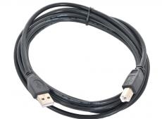 Кабель USB 2.0 AM/BM 3м Gembird Pro CCP-USB2-AMBM-10 Черный, пакет