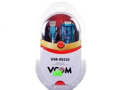 Кабель-адаптер USB AM - COM port 9pin (добавляет в систему новый COM порт) VCOM (VUS7050)