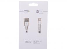 Кабель Lightning GINZZU GC-501W белый,   для Iphone 5/5S / подходит для iOS 7
