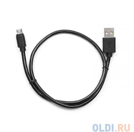 Кабель USB 2.0 Gembird/Cablexpert, двусторонние разъемы, AM/microB 5P, 0.5м, пакет (CC-mUSBDS-0.5M)