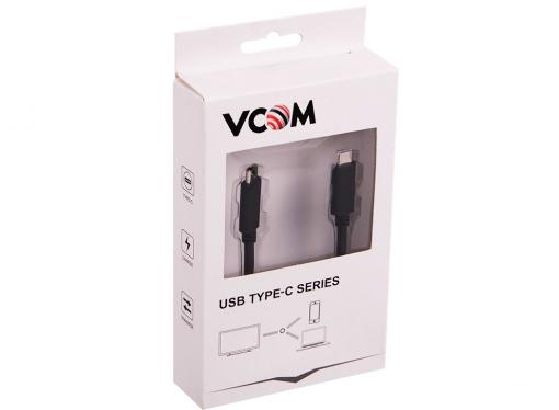 Кабель USB 3.1 Type Cm -- Cm данные 5Гб/с номинальный ток 3А длина 1M VCOM (CU400)