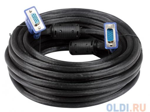 Кабель удлинительный Монитор-SVGA card (15M-15F) 10m 2 фильтра VCOM [VVG6460-10M]