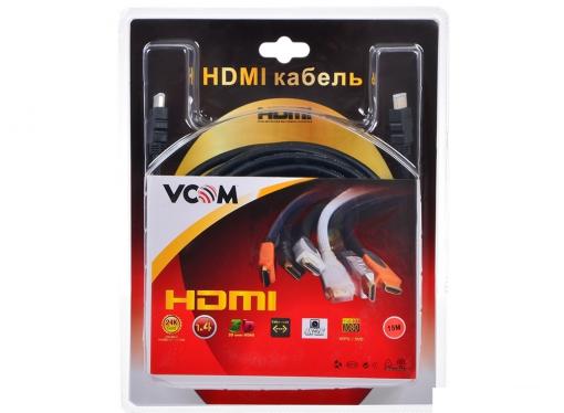 Кабель VCOM HDMI 19M/M ver:1.4+3D, 15m, позолоченные контакты, 2 фильтра (VHD6020D-15MB) Blister