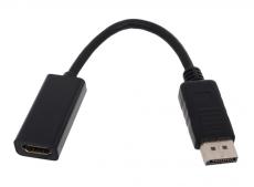 Кабель-переходник DP - HDMI-F 0.2m , Telecom (TA533)