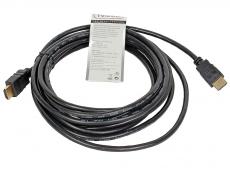 Кабель цифровой HDMI19M to HDMI19M, V1.4+3D, 5m, TV-COM