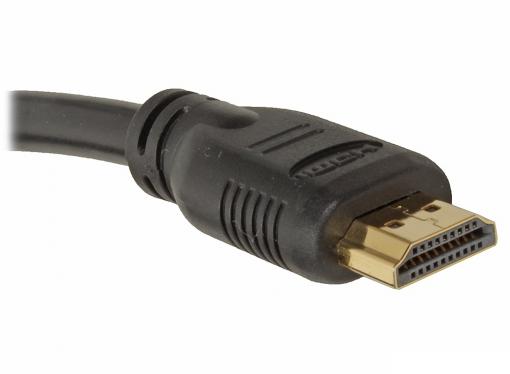 Кабель HDMI (19M-19M DownAngled), GoldPlated, 3м