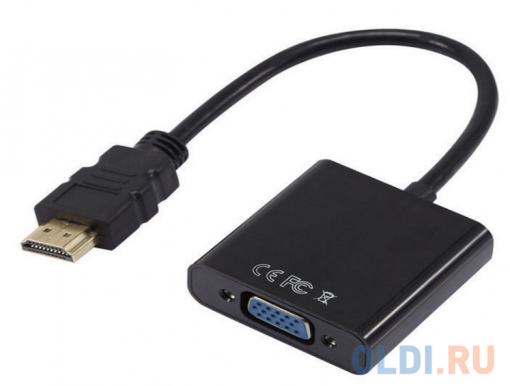 Кабель-адаптер HDMI M-VGA 15F ORIENT C050