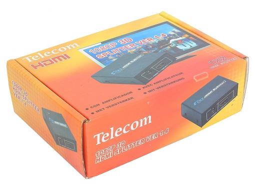 Разветвитель HDMI 1=)2 Telecom  (TTS5010), каскадируемый , 1.4v+3D
