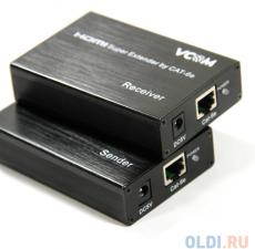 Удлинитель HDMI по витой паре до 60м extender VCOM (DD471) +2б.п.