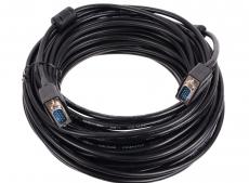 Кабель соединительный SVGA (15m/15m) 20m 2 фильтра TV-COM (QCG341AD-20M)