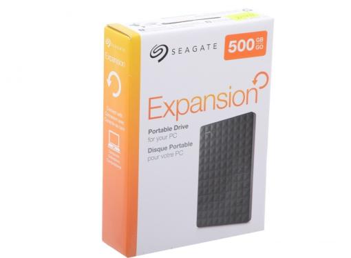 Внешний жесткий диск Seagate Expansion Portable Drive  500Gb (STEA500400)