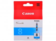 Чернильница Canon CLI-8C для PIXMA MP800/MP500/iP6600D/iP5200/iP5200R/iP4200/IX5000. Голубой. 890 страниц.