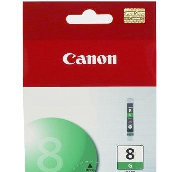 Чернильница Canon CLI-8G для PIXMA Pro9000. Зелёный. 5845 страниц.