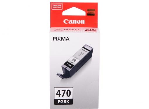 Картридж Canon PGI-470 PGBK для MG5740, MG6840, MG7740. Чёрный. 300 страниц.