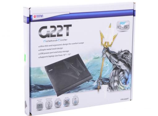 Теплоотводящая подставка под ноутбук Titan TTC-G22T