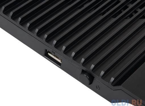 Теплоотводящая подставка под ноутбук DeepCool N8 BLACK (до 17