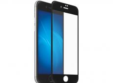 Закаленное стекло 3D с цветной рамкой (fullscreen) для iPhone 7 Plus DF iColor-10 (black)