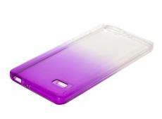 Крышка задняя для Huawei 4C Силикон Фиолетовый