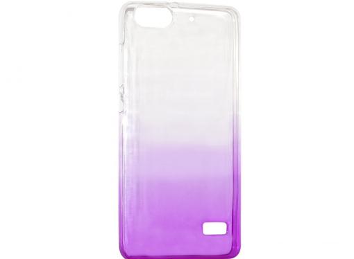Крышка задняя для Huawei 4C Силикон Фиолетовый