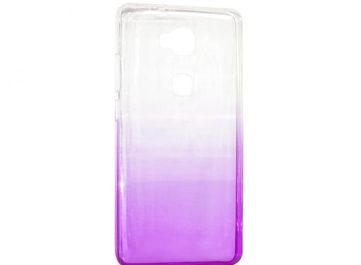 Крышка задняя для Huawei 5X Силикон Фиолетовый