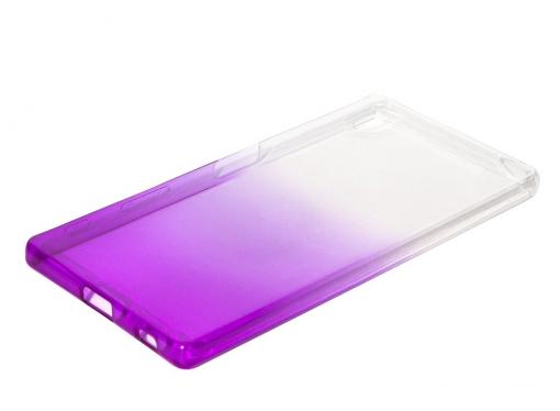 Крышка задняя для Sony Xperia Z5 Силикон Фиолетовый